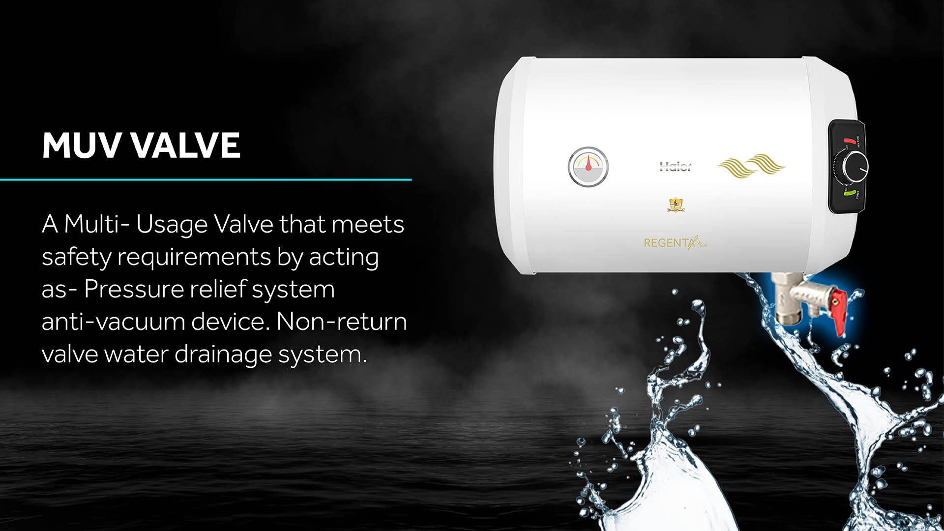 Haier 15L Cylindrical 4 Star Water Heater ES15V-PRECIS Slim: Product feature